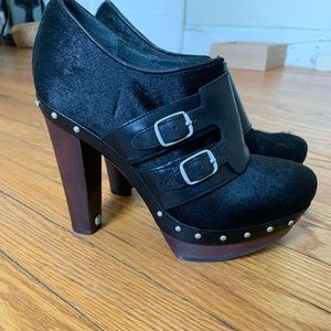 Black Ugg Platform Ankle Heals